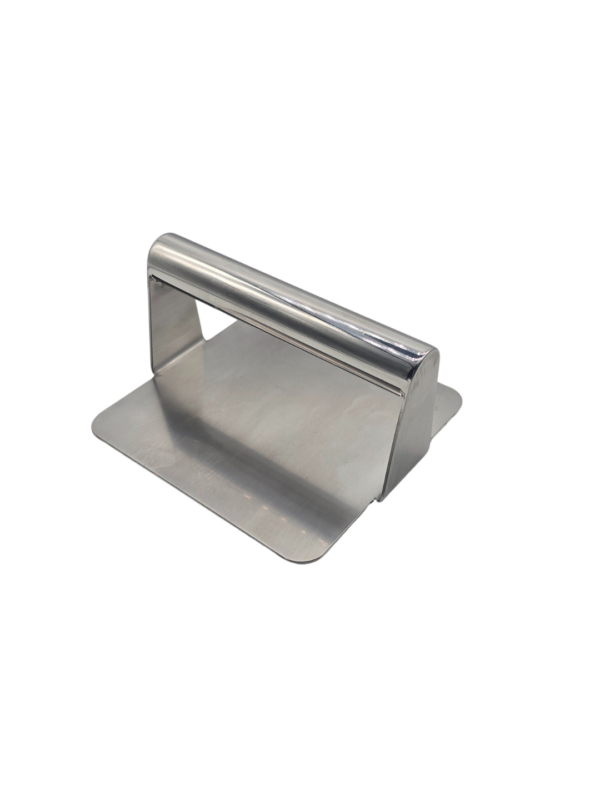 Stainless Steel Meat Press – Square (14×14 cm, 450 g) - ที่ทับเนื้อสแตนเลสสี่เหลี่ยม