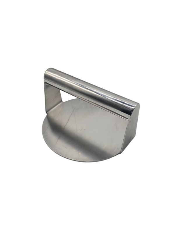 Stainless Steel Meat Press – Round (Ø14 cm, 390 g) - ที่ทับเนื้อสแตนเลสวงกลม